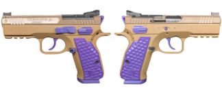 CZ SHADOW II COMPACT PEANUT BUTTER & GRAPE JELLY 9MM PISTOL 4" 2-15RD MAGS