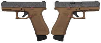 GLOCK 19X V CABEZA DE COBRE 9MM PISTOL 4" BRONZE/DIGI 1-17RD 2-19RD MAGS