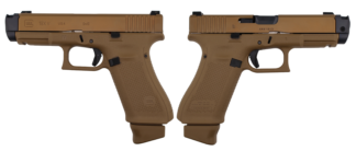 Glock 19X V 9mm Semi-Auto Pistol, 4 in Barrel, FDE with Radian Ramjet & Afterburner