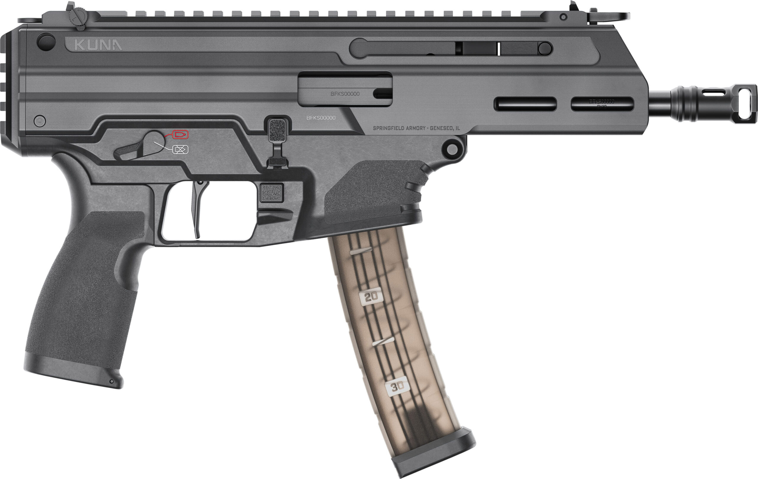 Springfield Armory Kuna .40 S&W 6.125 in Threaded Barrel Black
