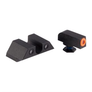 GLOCK 42/43 ORANGE FRONT & BLACK U-SHAPED NOTCH REAR