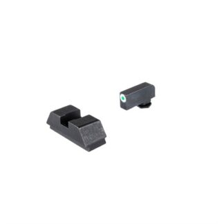 Ameriglo GL-480 Optic Compatible Square Notch Tritium Sights for Glock 43X/48 MOS (Green/White)
