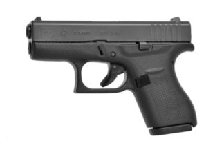 Glock 42 Gen 3 Semi-Auto .380 ACP 3.25 in Black Fixed Sights (Striker Fired)