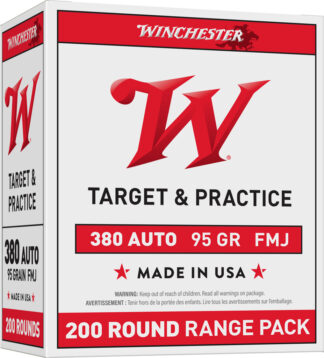 WIN 380 95GR USA FMJ 200RD